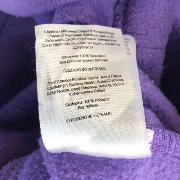 Columbia Women Fleece Jacket Size XL Full Zip Staand Collar Outdoors Purple Cozy - Picture 10 of 12
